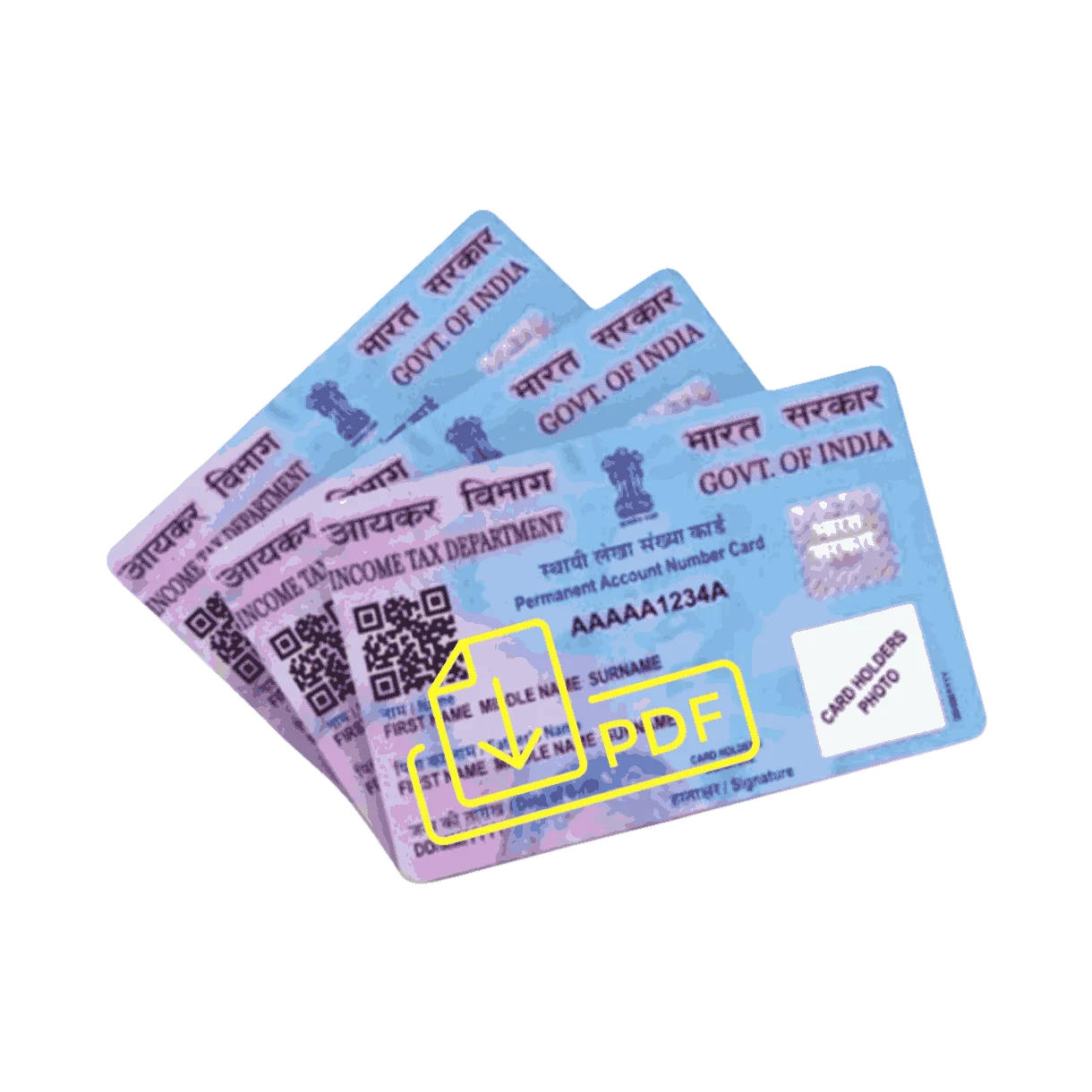 PAN Card Manual Print logo