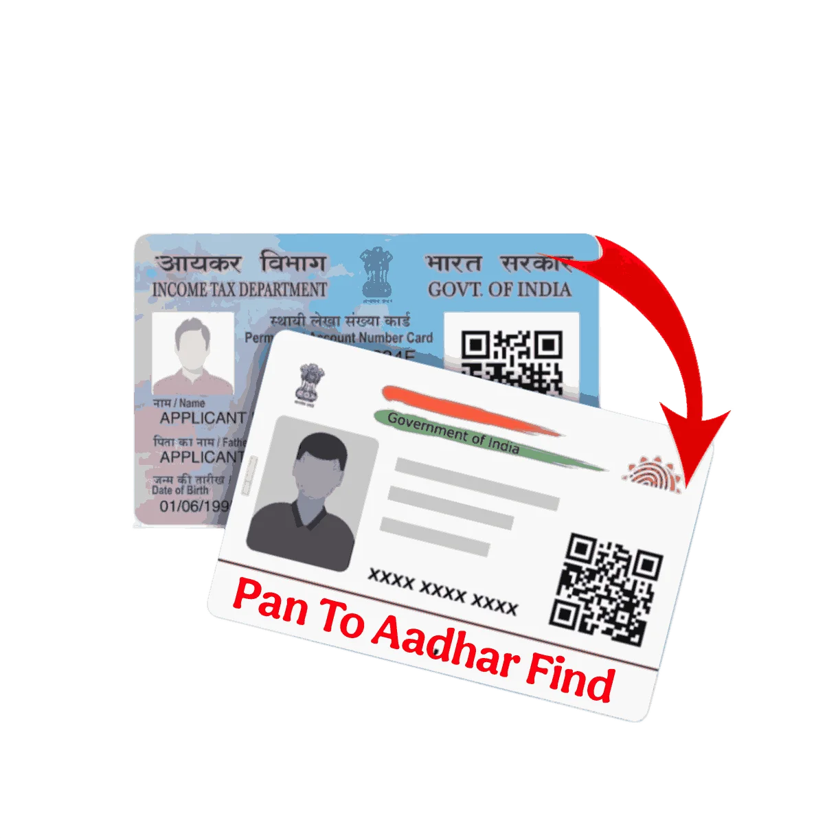 Aadhaar To PAN Find logo